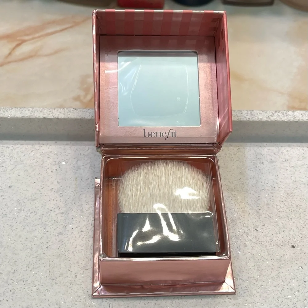 VAULTED ~ benefit ~ ‘GEORGIA’ Golden Peach Blush Blush Couleur Pêche Dorée ~ NIB